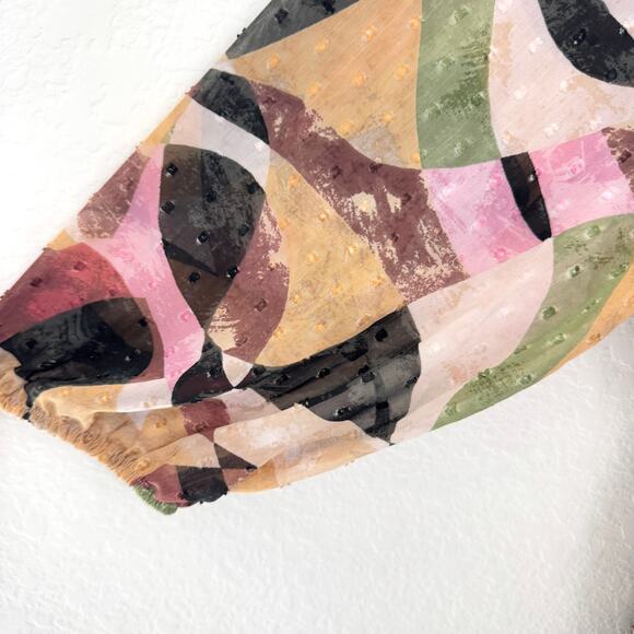 Torrid Womens Mini Clip Dot Front Keyhole Dress Size 2X Mini-Midi Geo Print - Picture 7 of 11